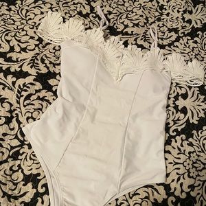 NWT Seashell lace swimsuit